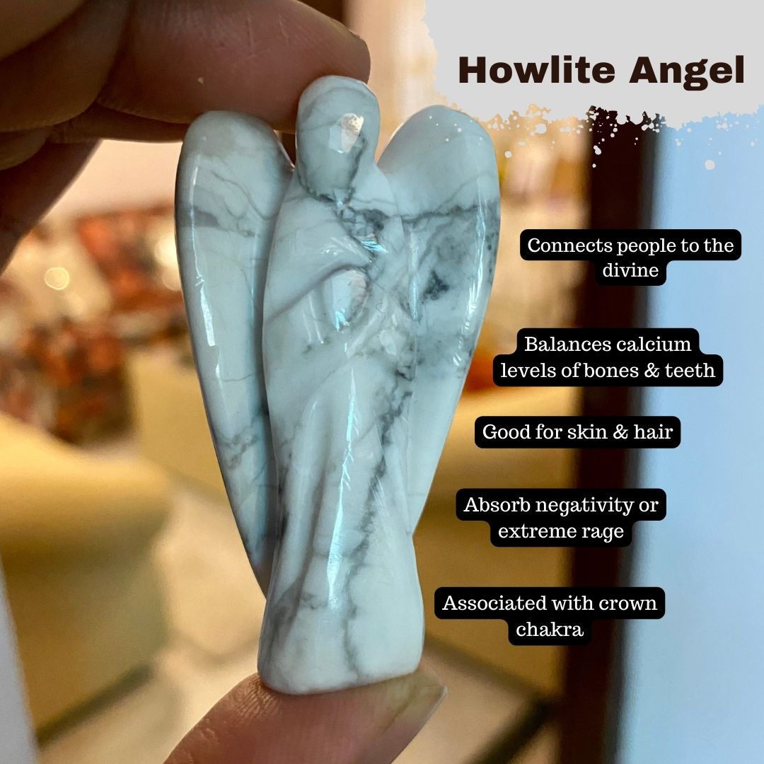 Anti-anger Hawlite Angel ( Small )