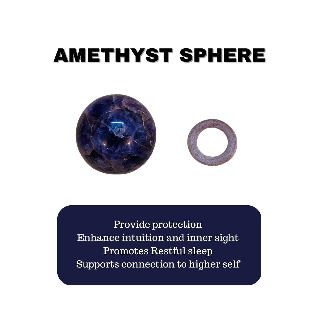 Balancing Amethyst Sphere